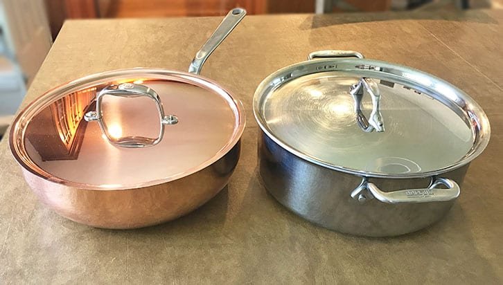 Copper vs Stainless Steel Cookware