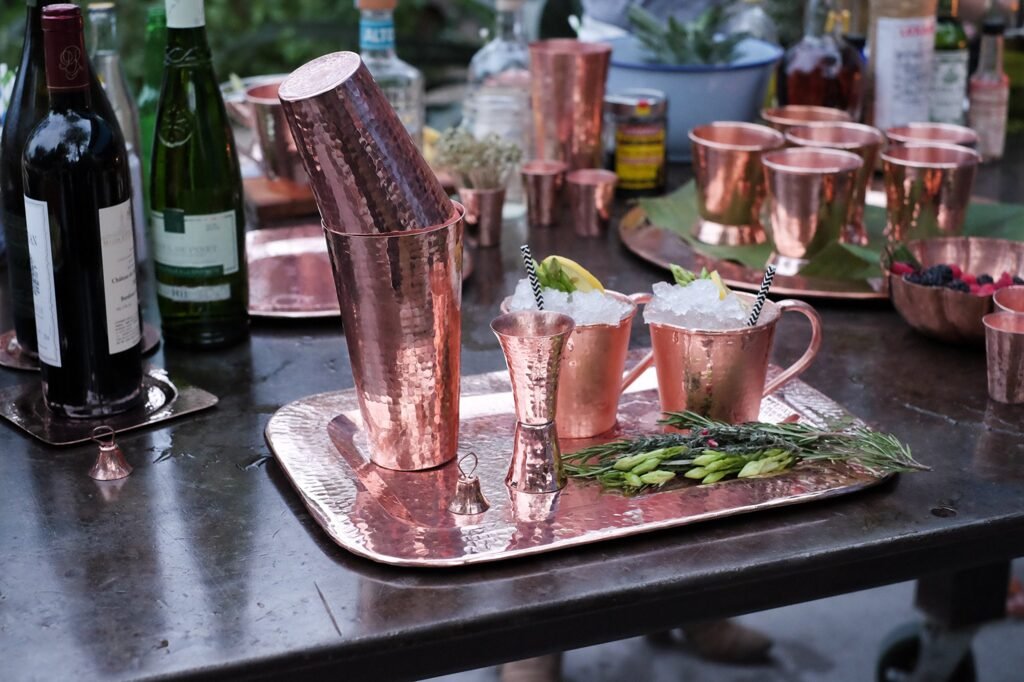 Artisan Pure Copper Cocktail Shaker Set