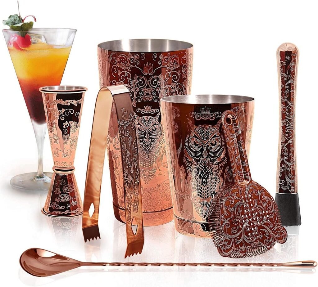 Luxury Gift Copper Cocktail Set