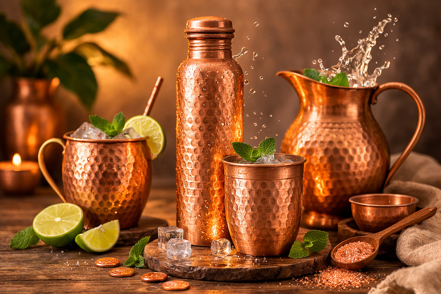 Benefits of drinking water from copper vessels